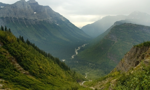 Glacier National Park Montana Going To The Sun Road Logan Pass