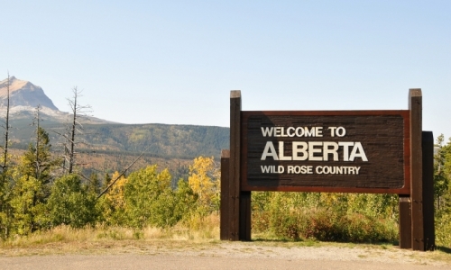 US Canada Border Chief Mountain