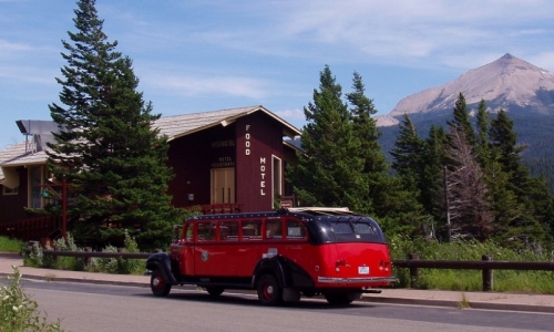 Red Jammer Buses Glacier National Park