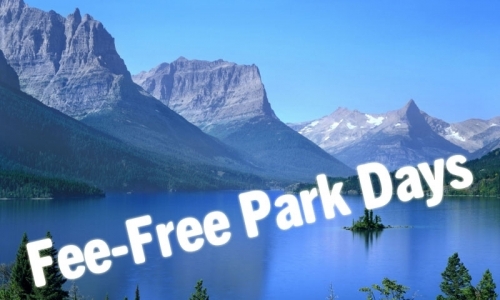 Glacier National Park Free Weekends Banner