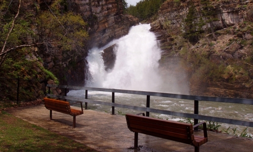 Waterton National Park Cameron Falls
