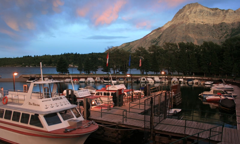Boat Tour on Upper Waterton Lake