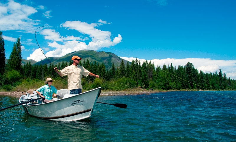 Fly Fishing Flathead River near Glacier National Park