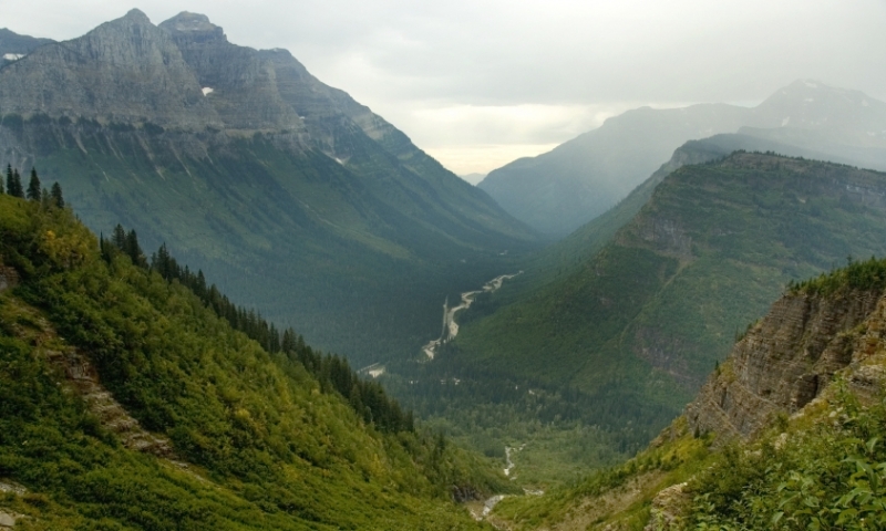 Glacier National Park Montana Going To The Sun Road Logan Pass