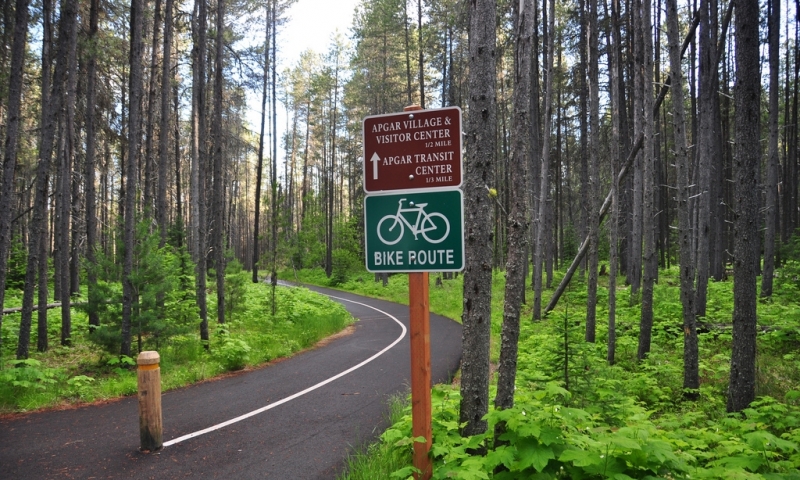 Glacier National Park Biking