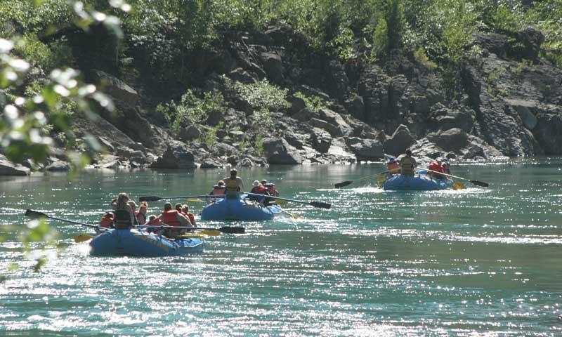Rafting the Flathead River
