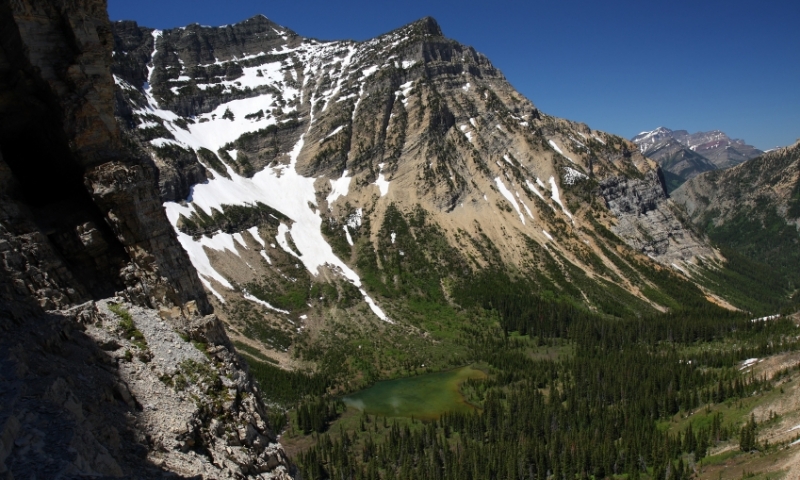 Waterton Lakes National Park Glacier Crypt Lake Trail Hiking