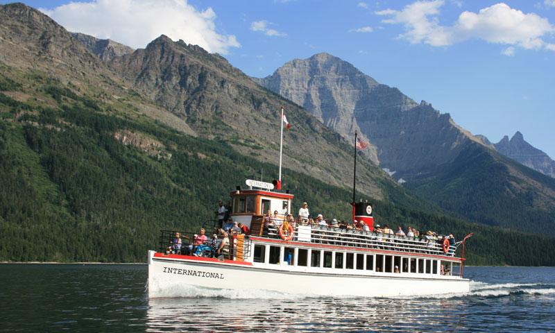 Boat Tour on Upper Waterton Lake