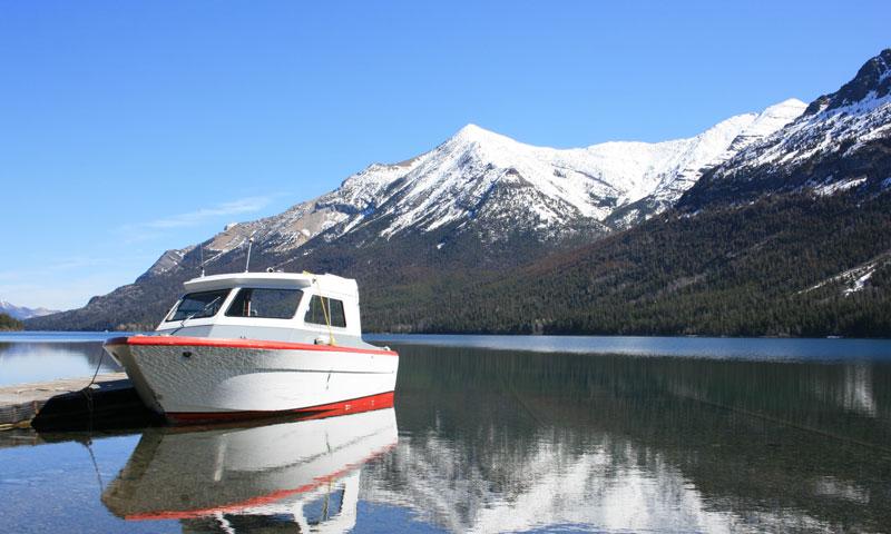 Boat Tour on Upper Waterton Lake