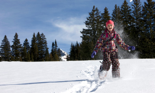 Snowshoeing